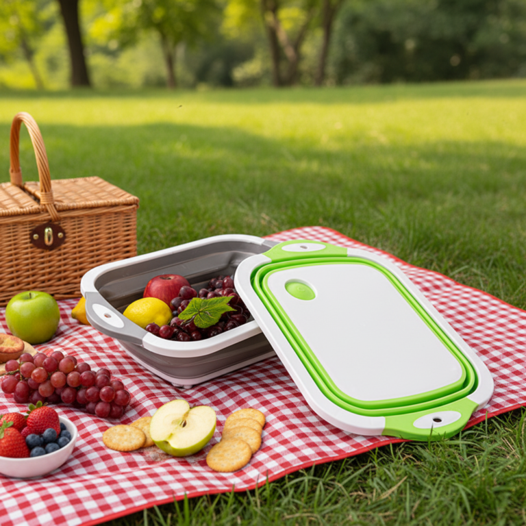 Collapsible Cutting Board & Washing Basin