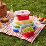 Collapsible Lunch Box Food Storage Container