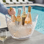 Clear 8 Liter Plastic Ice Bucket