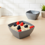 Reusable Plastic Square Bowl 24 oz