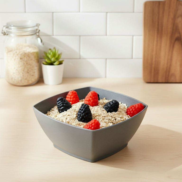 Reusable Plastic Square Bowl 24 oz