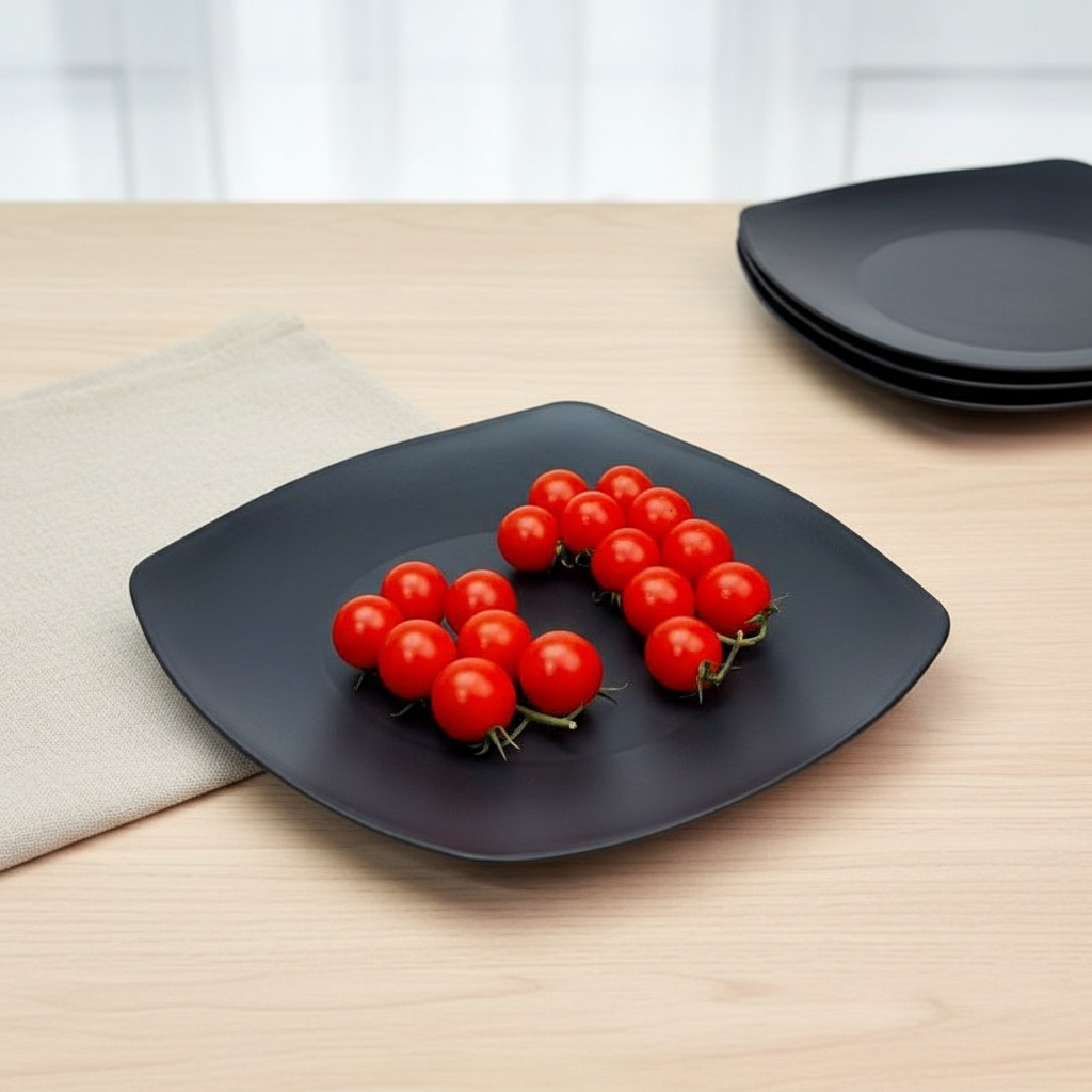 Reusable Plastic Square Plate