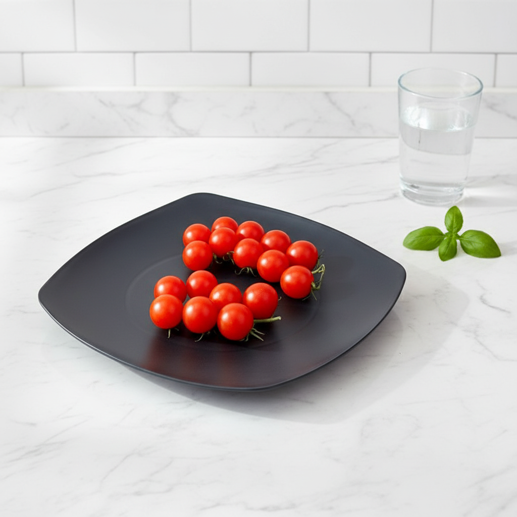 Reusable Plastic Square Plate