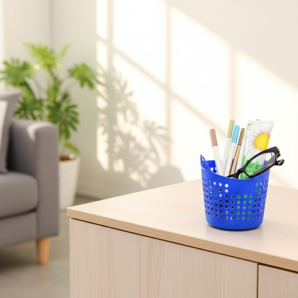 Mini Plastic Storage Basket
