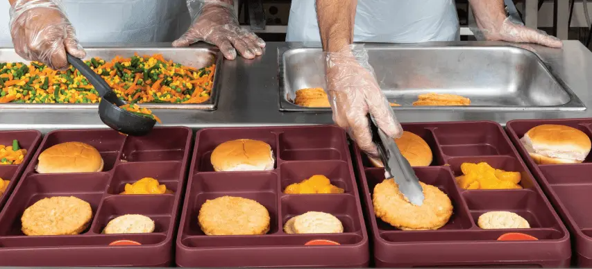 Custom Marathon Insulated Tray for Correctional Foodservice