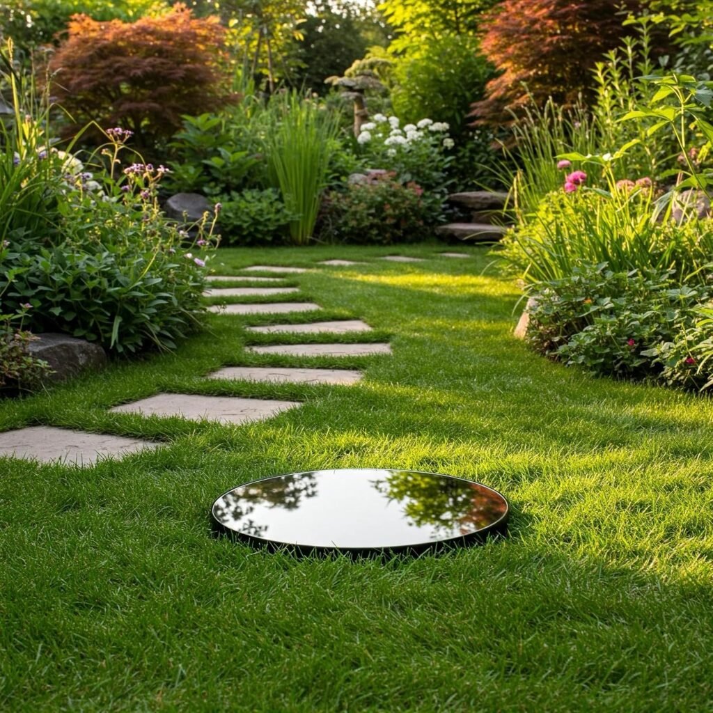 Custom Garden Pond / Water Mirror – Reflective Garden Bowl